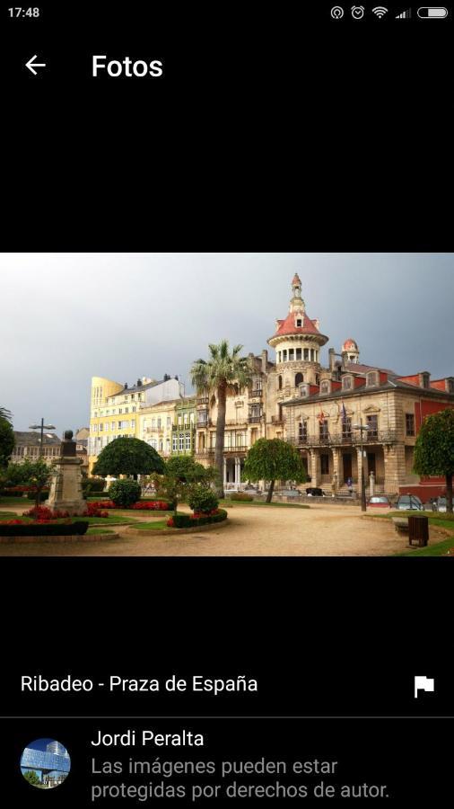 Apartamento Cine Colon 2 Ribadeo Exteriör bild