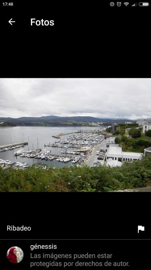 Apartamento Cine Colon 2 Ribadeo Exteriör bild